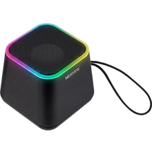 Портативна акустика NEWVEW NV-9203 RGB/BT/USB/TF/FM Black (NWVW-NV-9203-BK)
