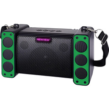 Портативна акустика NEWVEW NV-9172 Solar Panel/BT/USB/TF/FM Green (NWVW-NV-9172-GN)