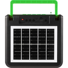 Портативна акустика NEWVEW NV-9218 Solar Panel/BT/USB/TF/FM Green (NWVW-NV-9218-GN)