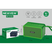 Портативна акустика NEWVEW NV-9193 BT/USB/TF/FM Green (NWVW-NV-9193-GN)