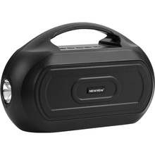 Портативна акустика NEWVEW NV-V50 Solar Panel/BT/USB/TF/FM/AUX Black (NWVW-NV-V50-BK)