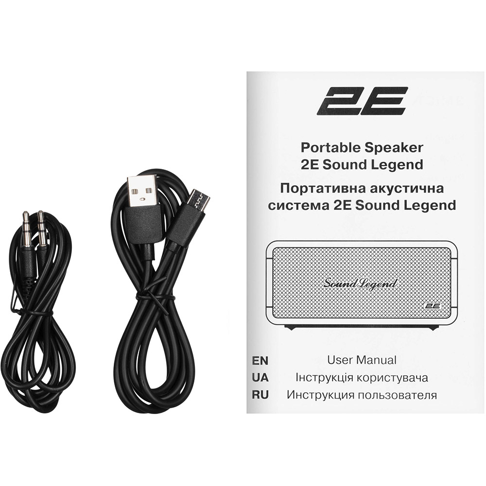 В Фокстрот Портативная акустика 2E SoundLegend 80Вт Black (2E-BSSLWBK)