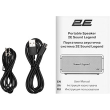 Портативная акустика 2E SoundLegend 80Вт Black (2E-BSSLWBK)