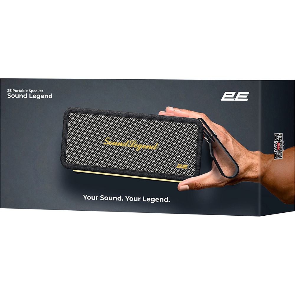 Обзор Портативная акустика 2E SoundLegend 80Вт Black (2E-BSSLWBK)