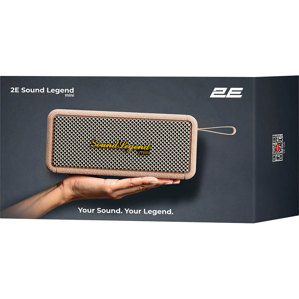 В інтернет магазині Портативна акустика 2E SoundLegend Mini 40Вт Brown (2E-BSSLMWBN)