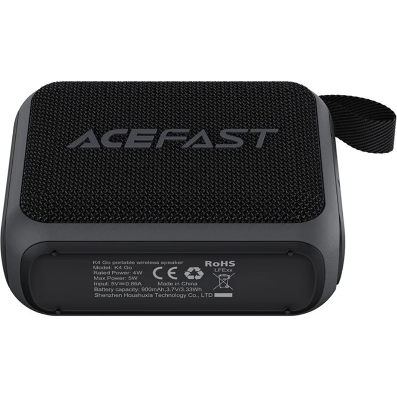 Зовнішній вигляд Портативна акустика ACEFAST K4 Go Black (6974316285113)
