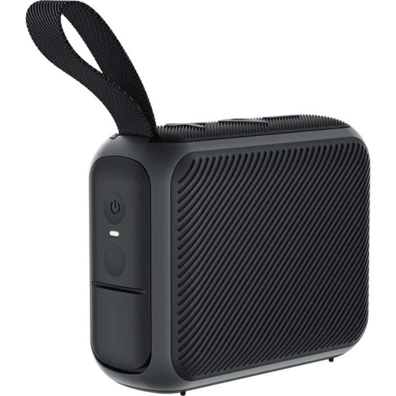 Портативна акустика ACEFAST K4 Go Black (6974316285113) Додатково захист IPX7; пасивний випромінювач; повночастотний динамік 45x45 мм