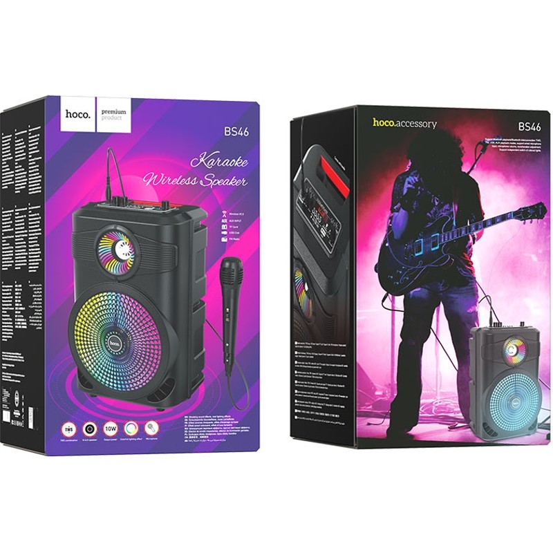 Портативная акустика HOCO BS46 Mature Black (6931474754080) Коммуникации Bluetooth