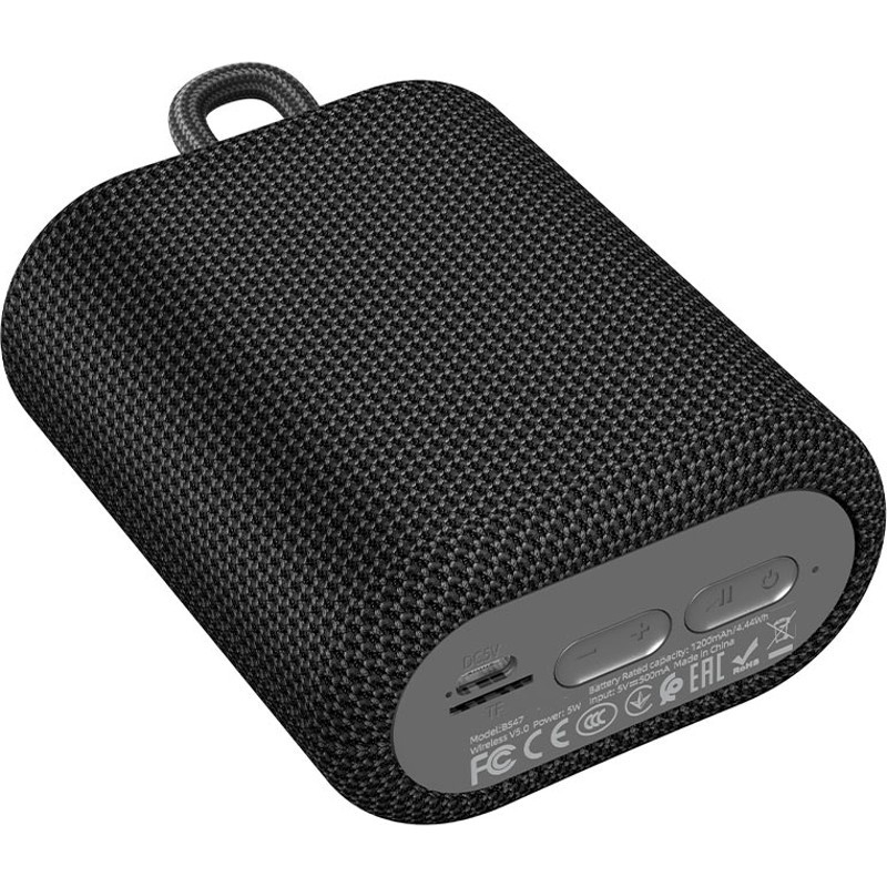 Портативна акустика HOCO BS47 Uno Black (6931474755971) Додатково захист IPX5