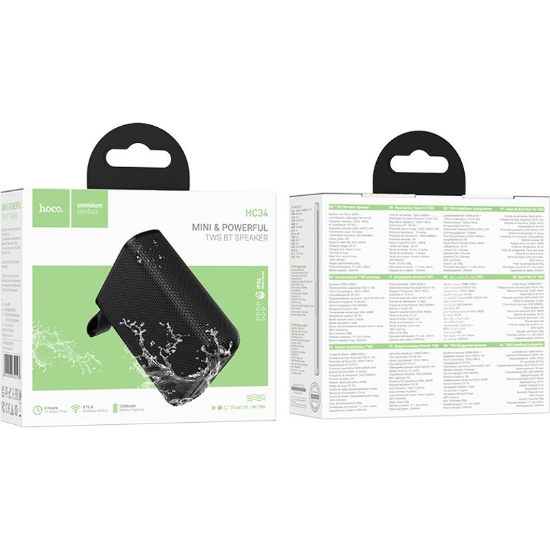 Портативна акустика HOCO HC34 Star Black (6942007652193) Формат 1.0