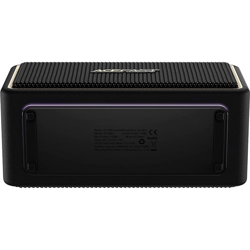Портативна акустика ACEFAST K3 Ultra Black (6974316285106) Частотний діапазон 60 - 20000