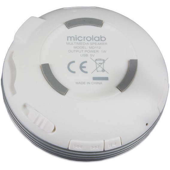 Портативна акустика MICROLAB MD112 White Частотний діапазон 150-20000