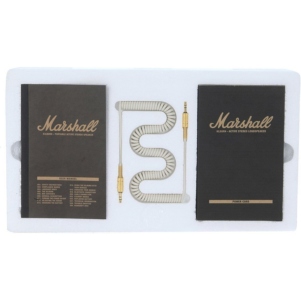 Портативна акустика MARSHALL Portable Speaker Kilburn Cream (4091190) Потужність 25