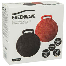 Портативна акустика GREENWAVE PS-QR-36 black (R0014180)