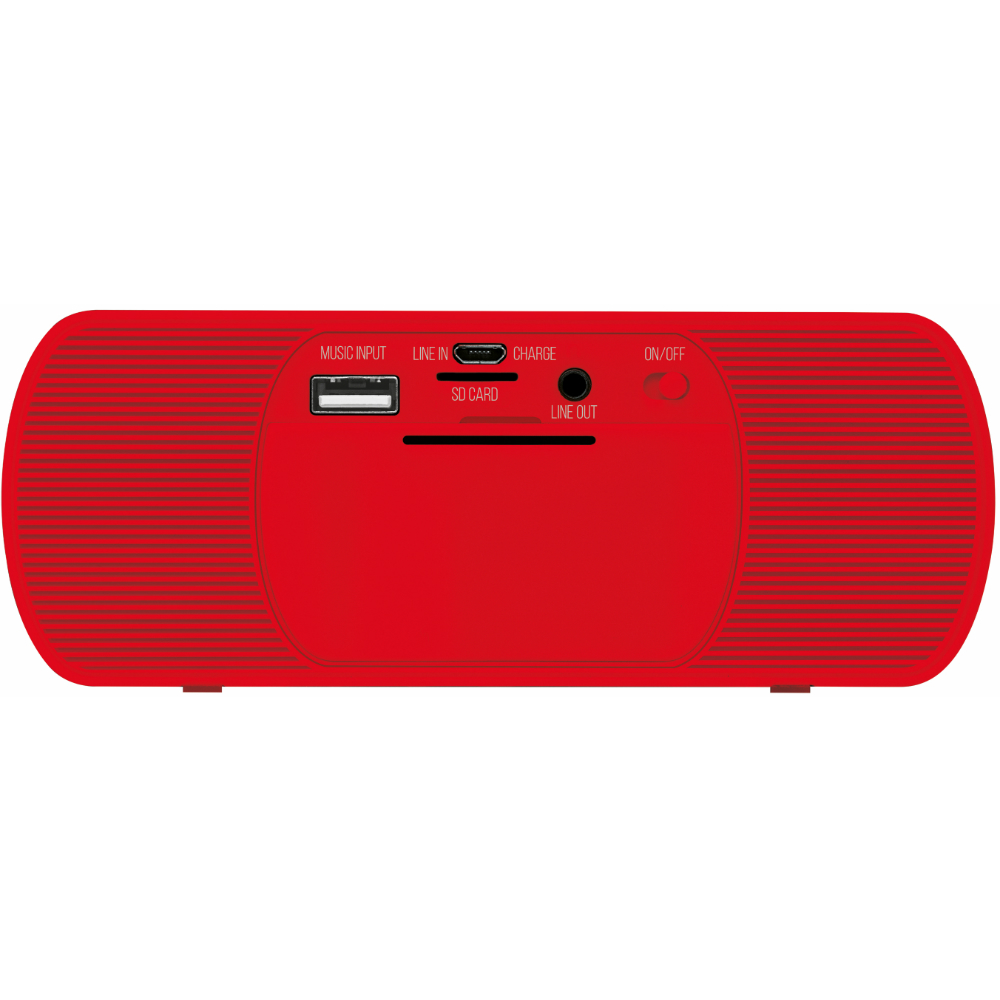 Портативна акустика TRUST Fero Wireless Bluetooth Speaker red (21706) Тип портативна акустика