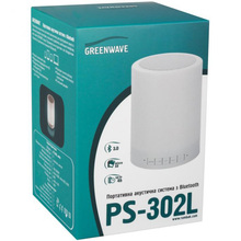 Портативна акустика GREENWAVE PS-302L white (00-00031227)