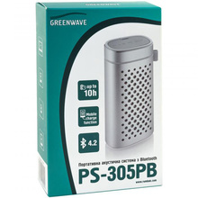 Портативна акустика GREENWAVE PS-305PB silver (00-00032084)