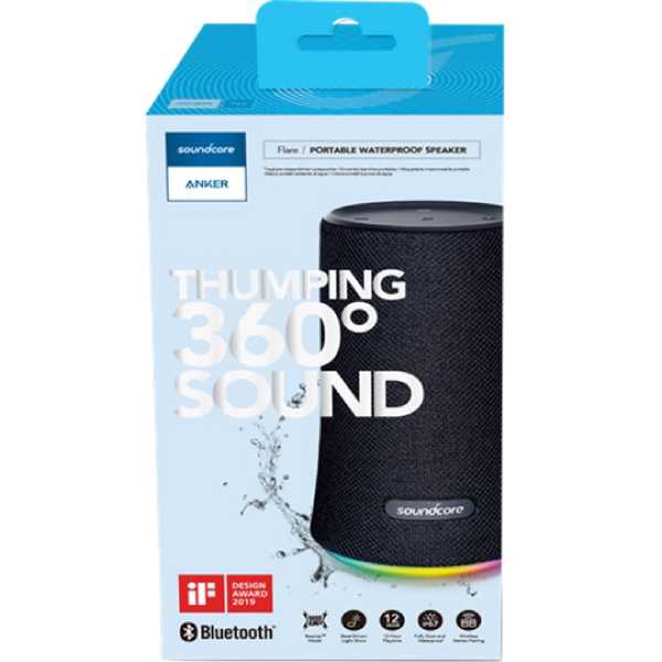 Портативная акустика ANKER SoundСore Flare+ Black (A3162Z11) Мощность 25