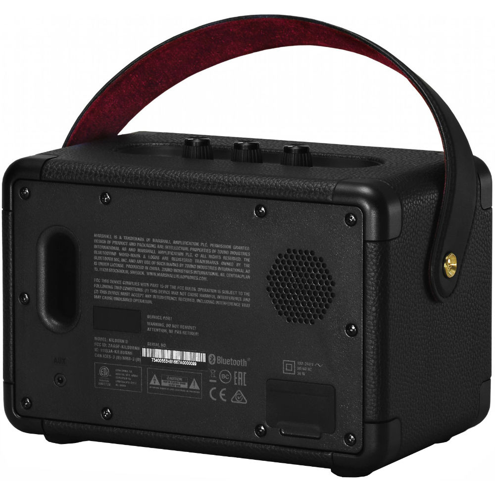 Портативная акустика MARSHALL Portable Speaker Kilburn II Black (1001896) Частотный диапазон 52-20000 