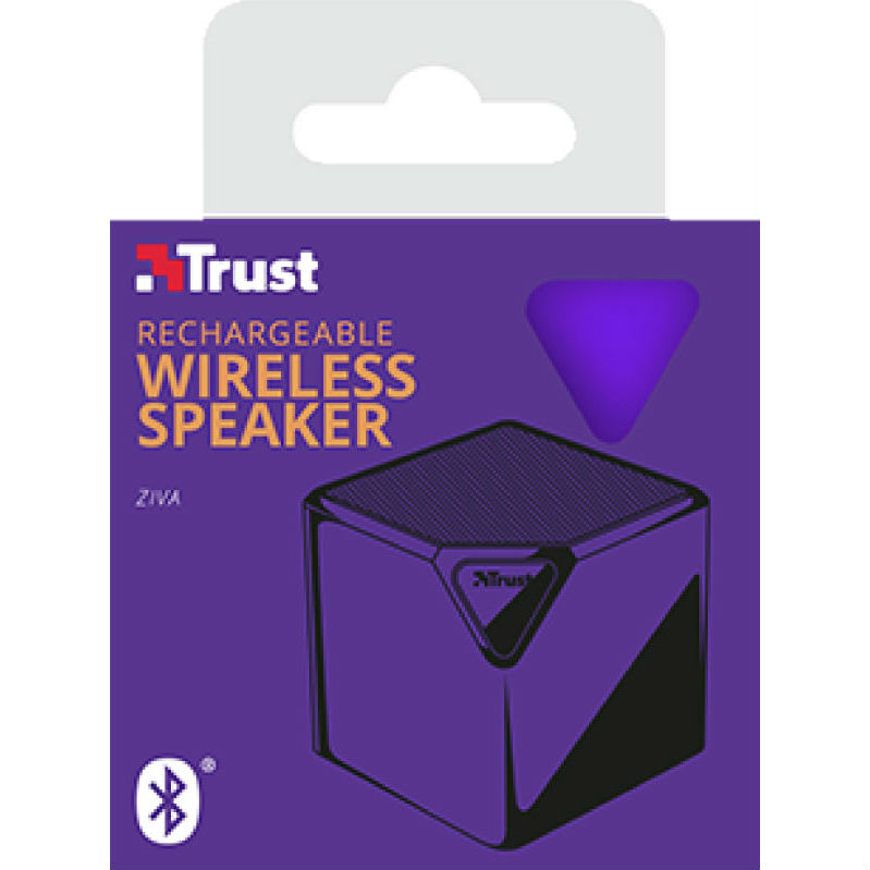 Зовнішній вигляд Портативна акустика TRUST Primo Wireless Bluetooth Speaker (22483)