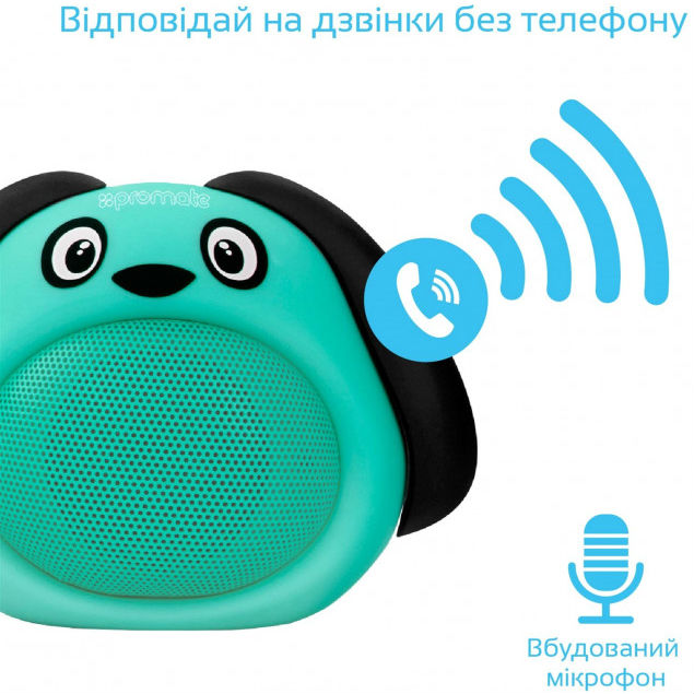 Портативная акустика PROMATE Snoopy Blue (snoopy.blue) Формат 1.0