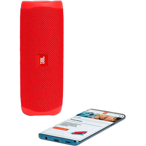 Портативная акустика JBL Flip 5 Red (JBLFLIP5RED) Мощность 20