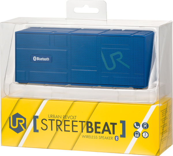 Портативна акустика TRUST URBAN REVOLT Streetbeat Wireless Speaker Blue Розміри 15.6 x 5.4 x 6