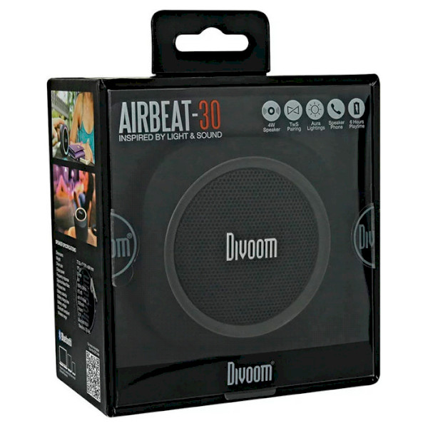 Портативна акустика DIVOOM Airbeat 30 Black Частотний діапазон 180-20000