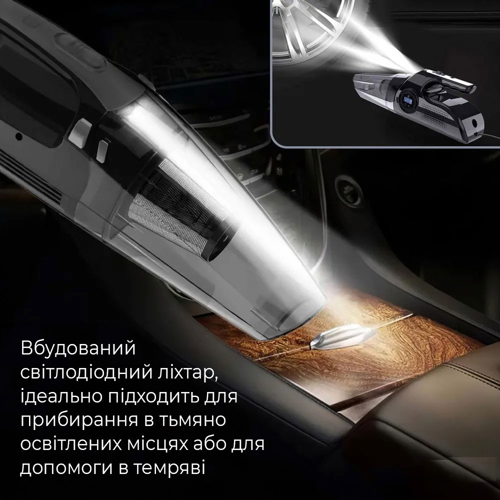 Автопылесос INSPIRE с компрессором (IS-12000) Тип фильтра HEPA