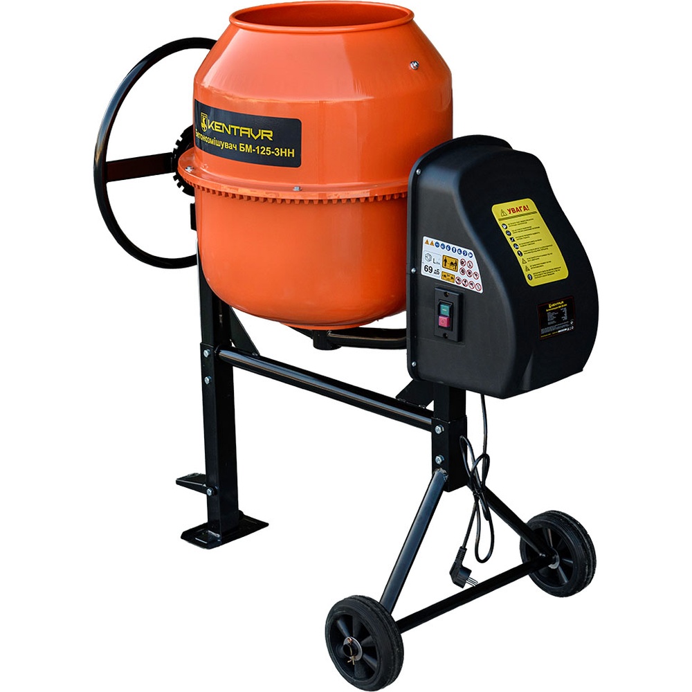 Бетономешалка Кентавр БМ-125-3НН (240505) Тип венцовая