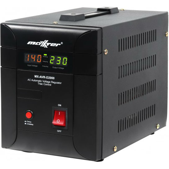 

Стабилизатор напряжения MAXXTER MX-AVR-D2000-01 (1603221), MX-AVR-D2000-01