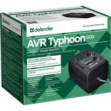 Стабілізатор напруги DEFENDER AVR Typhoon 600 200 Вт (99032)