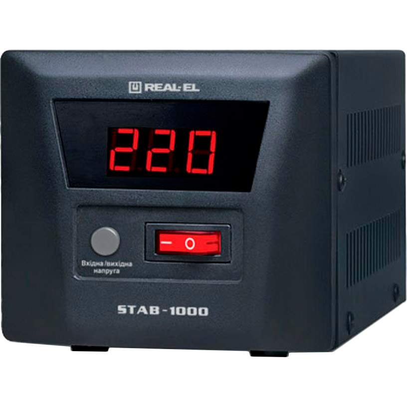 

Стабилизатор REAL EL STAB-1000 (EL122400003), STAB-1000