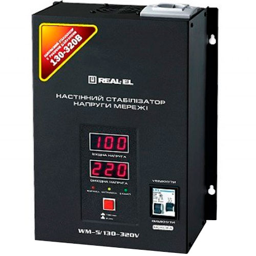 

Стабилизатор REAL EL WM-5/130-320V (EL122400004), WM-5/130-320V (EL122400004)