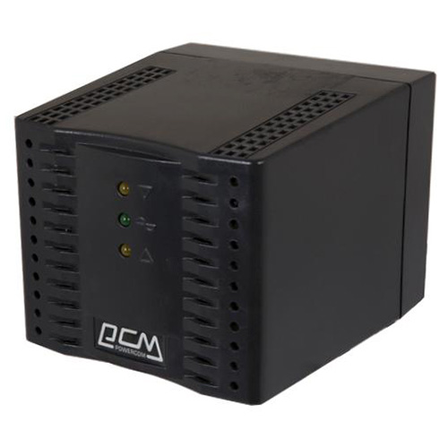 

Стабилизатор напряжения POWERCOM TCA-1200 Black, TCA-1200 чорний