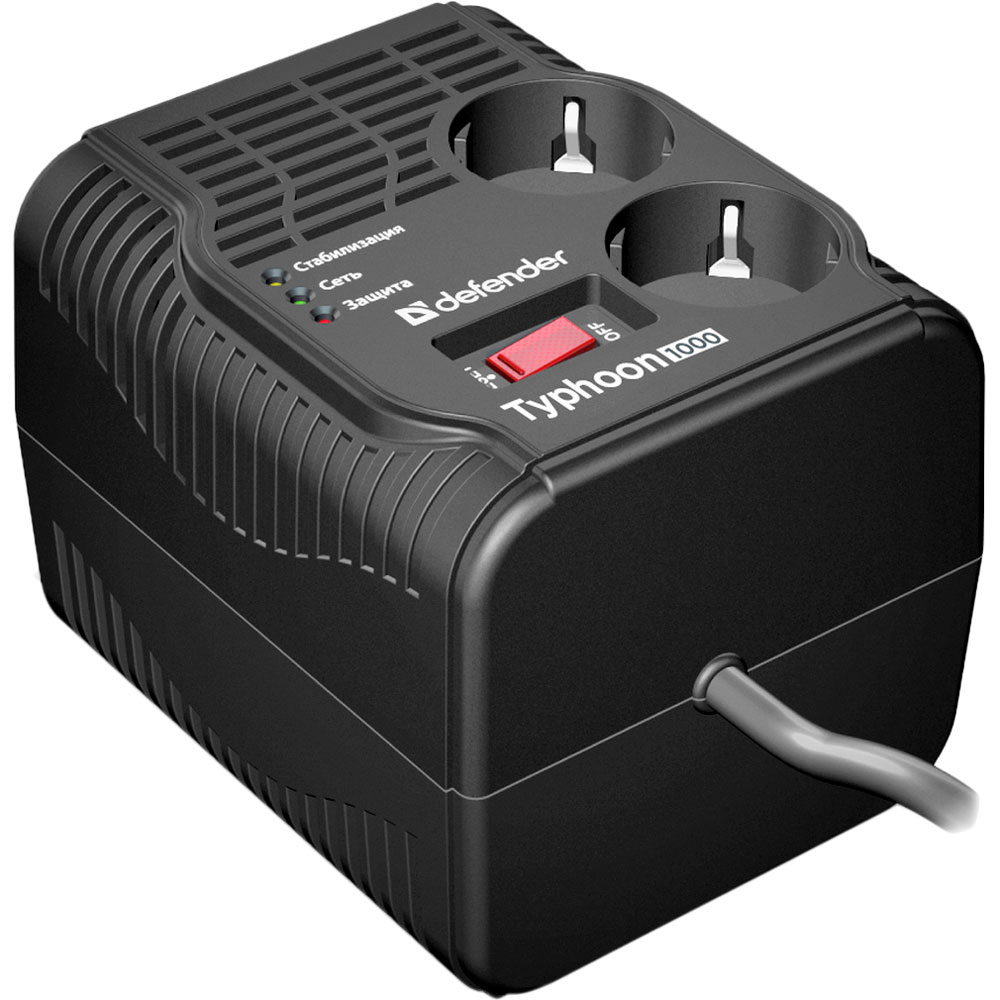 Стабилизатор напряжения Defender AVR Typhoon 1000 (99033)