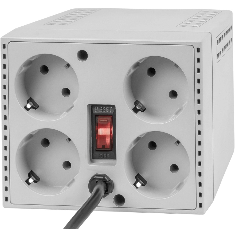 Стабилизатор напряжения DEFENDER AVR PX 2000 (99031) Выходная мощность на фазу при входном напряжении 220 В  1000