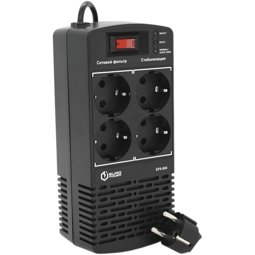 Стабілізатор напруги EUROPOWER EPX-604 600VA 300W