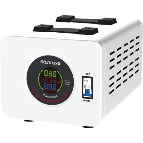 Стабилизатор напряжения STURMAX PSM935000R LED 5000 ВA