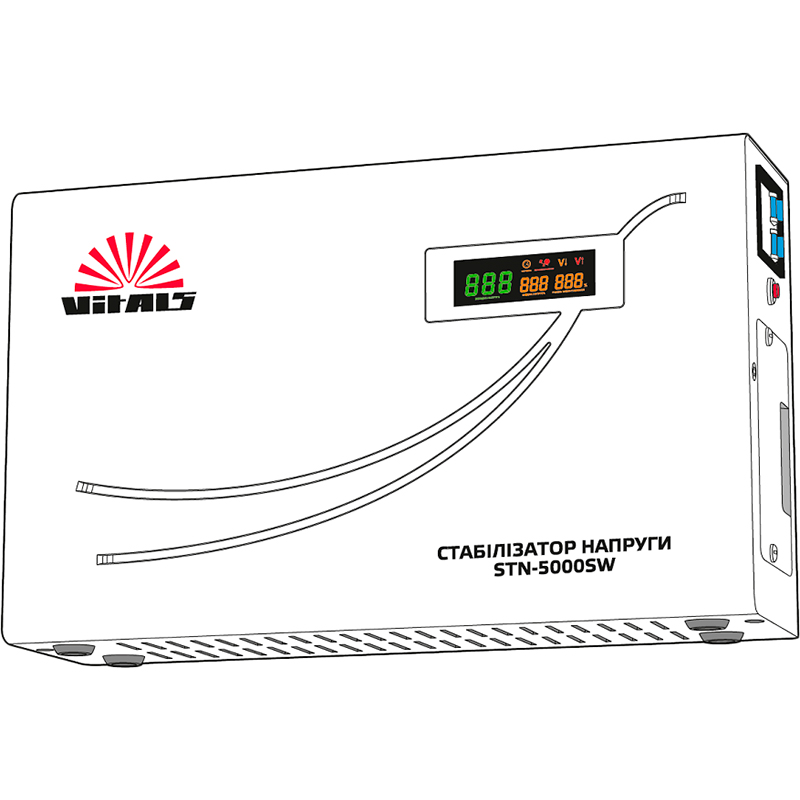 Стабілізатор напруги VITALS Master STN-5000sw (246603)