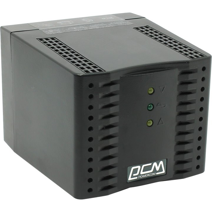 

Стабилизатор напряжения POWERCOM 2000 ВА/1000 Вт TCA-2000 black, TCA-2000 black