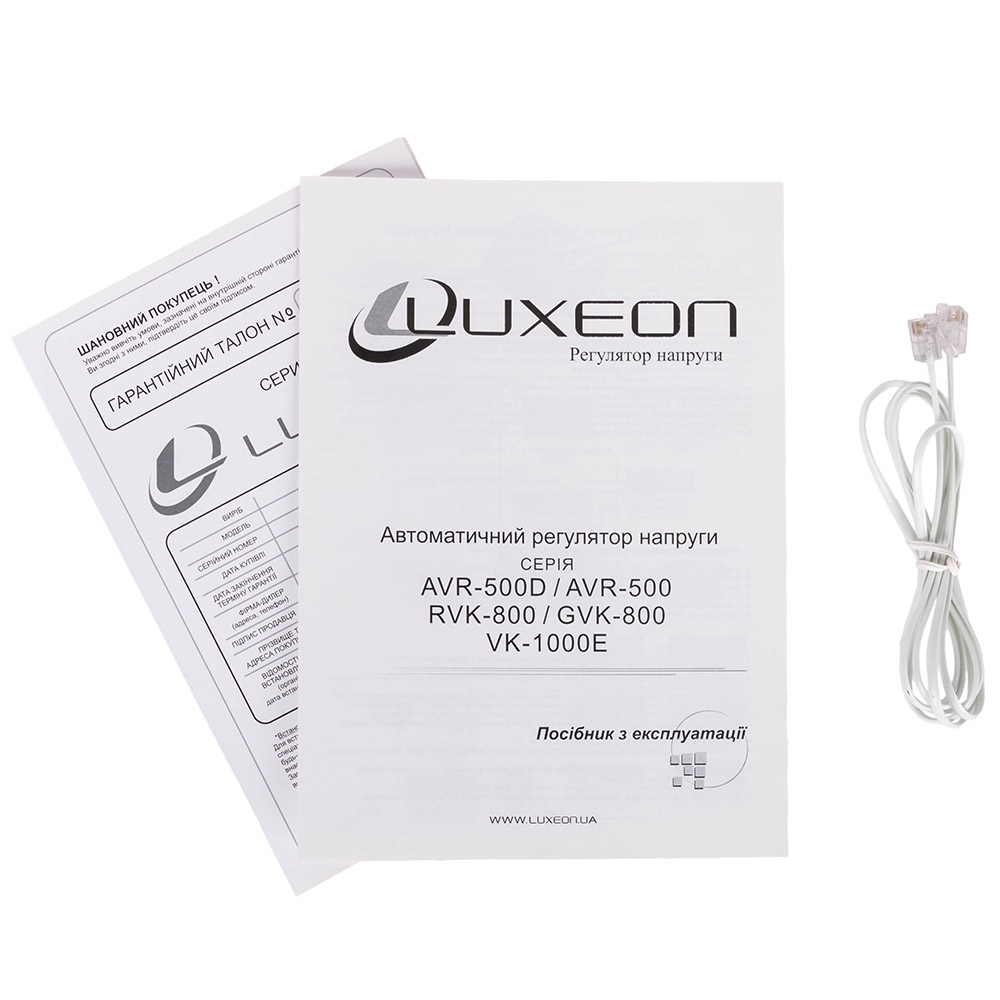Внешний вид Стабилизатор напряжения LUXEON VK-1000E