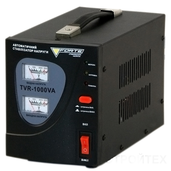 

Стабилизатор напряжения FORTE TVR-1000VA (28985), TVR-1000VA