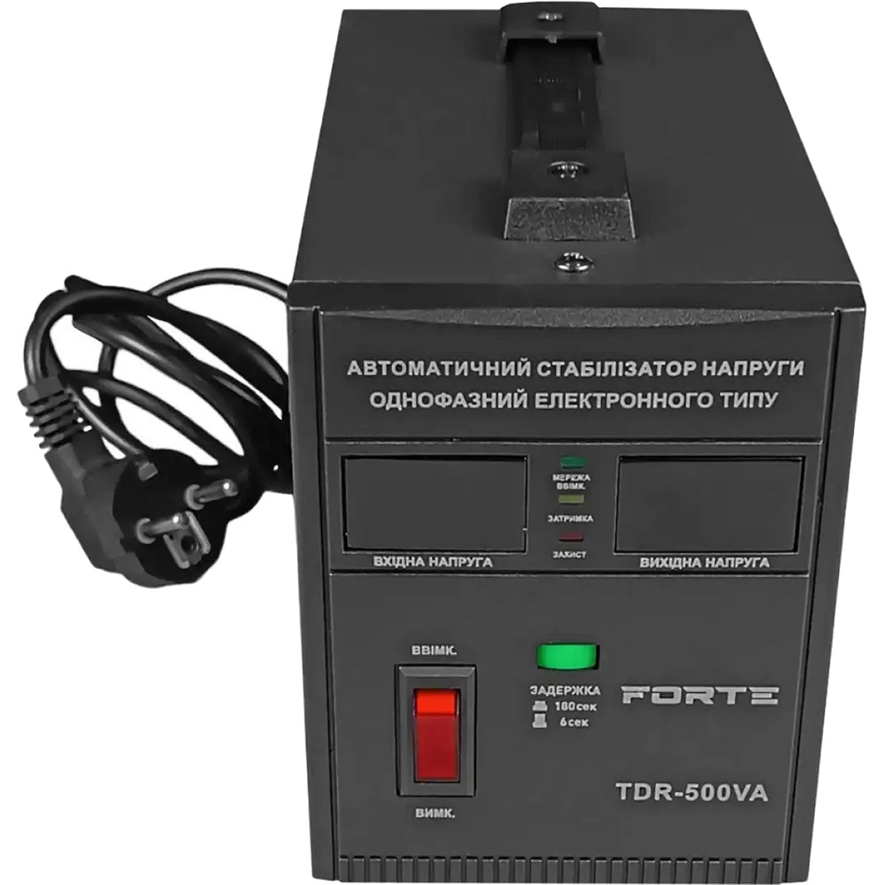 Фото 1 Стабілізатор напруги Forte TDR-500VA (38095)