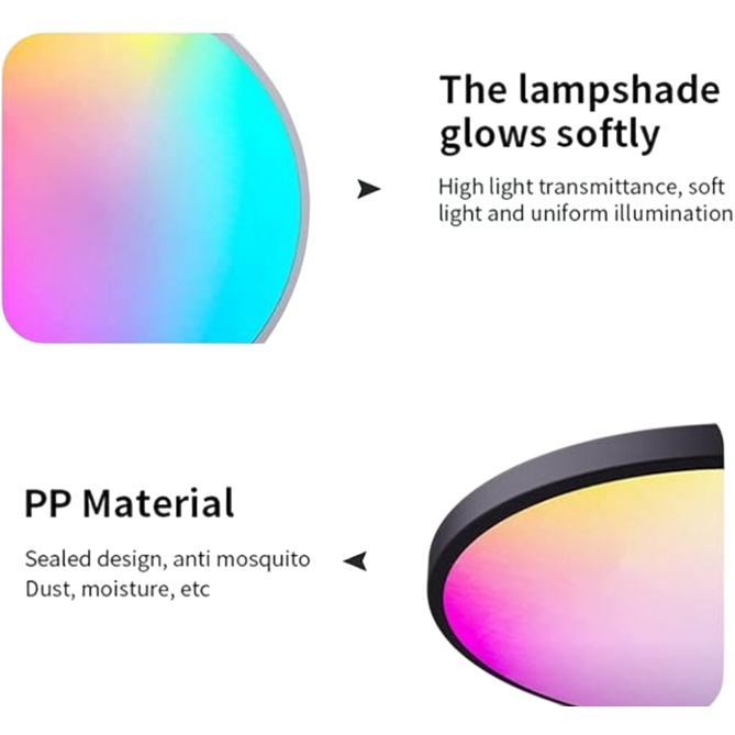 Светильник YEELIGHT Ceiling Light Jupiter D600 White (YLXDD-0273) Совместимость Google Assistant, Amazon Alexa, Apple HomeKit