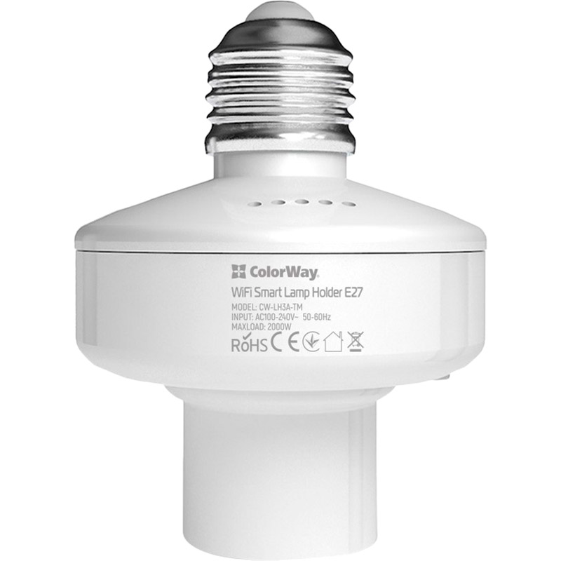 colorway Умный Wi-Fi патрон для лампочки E27 (CW-LH3A-TM)