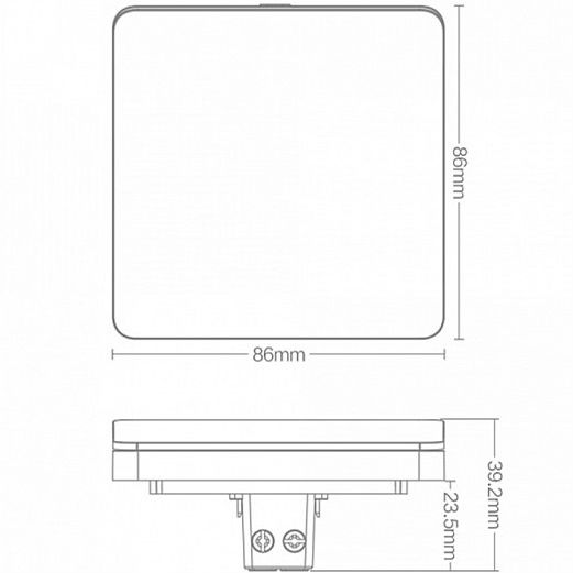 Розумний вимикач YEELIGHT Flex Switch 16A White YLKG13YL (YLKG131CN) Тип комутуючий виконавець (вимикач)