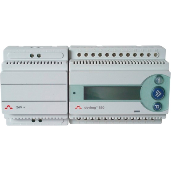 Терморегулятор DANFOSS DEVIreg 850 III (140F1084) Дополнительно монтаж на DIN-рейку; программирование; дисплей
