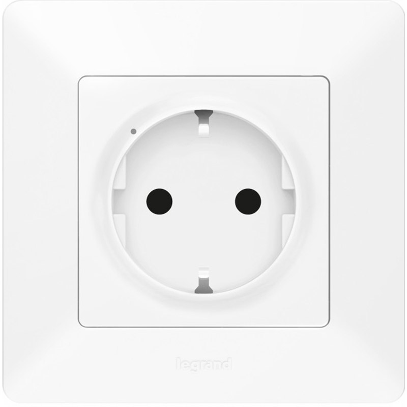 

Умная розетка LEGRAND NETATMO 2К+З 16А 230В Белый (752194), Розумна розетка 2К+З 16А 230В. Білий (752194)
