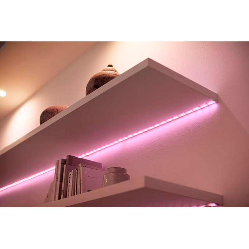 Удлинитель светодиодной ленты WIZ LEDStrip 800Lm 2700-6500K RGB 1 м Wi-Fi (929002532101) Дополнительно световой поток	800 Лм, цветовая температура 2700 К - 6500 K, RGB, Wi-Fi, напряжение 12 В